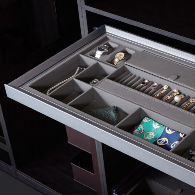 Multi-functional Leather Accessories Box